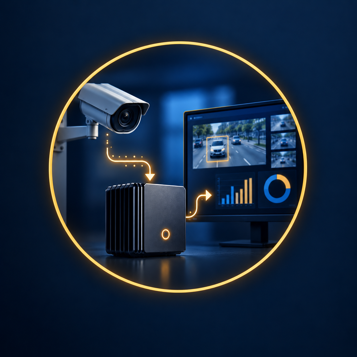 2 AI Surveillance Analytics Badge