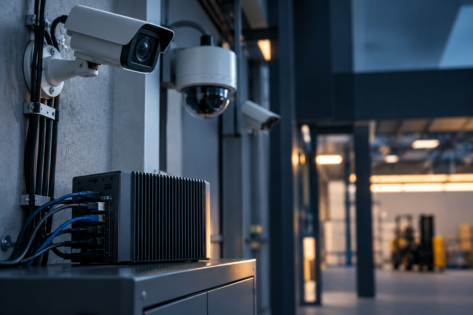 Industrial Security Camera Network